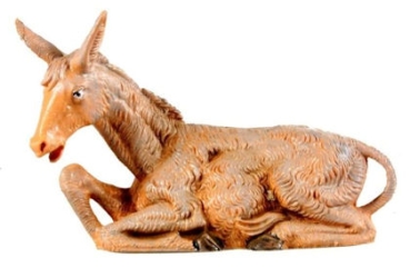 Kunstharzfiguren-10cm-Esel liegend