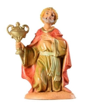 Kunstharzfiguren-10cm-König kniend