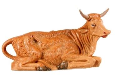 Kunstharzfiguren-11cm-Ochs liegend