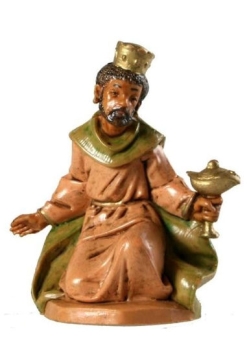 Kunstharzfiguren-11cm-König Mohr kniend