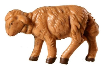 Kunstharzfiguren-6,5cm-Schaf äsend