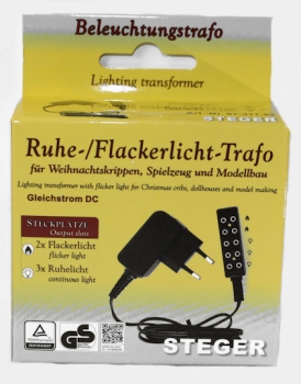 Beleuchtungstrafo Ruhe-Flackerlicht