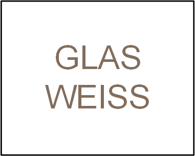 Glas weiss