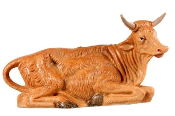 Kunstharzfiguren-11cm-Ochs liegend