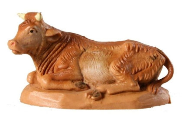 Kunstharzfiguren-6,5cm-Ochs liegend