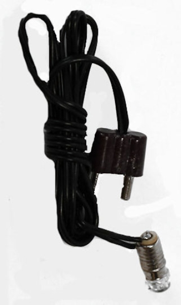 LED mit Kabel und Stecker