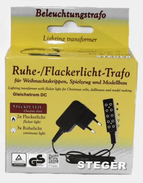 Beleuchtungstrafo Ruhe-Flackerlicht