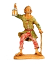Kunstharzfiguren-10cm-Hirt mit Laterne