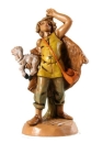 Kunstharzfiguren-6,5cm-Hirt mit Lamm