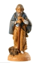 Kunstharzfiguren-6,5cm-Hirt mit Stab und Hund